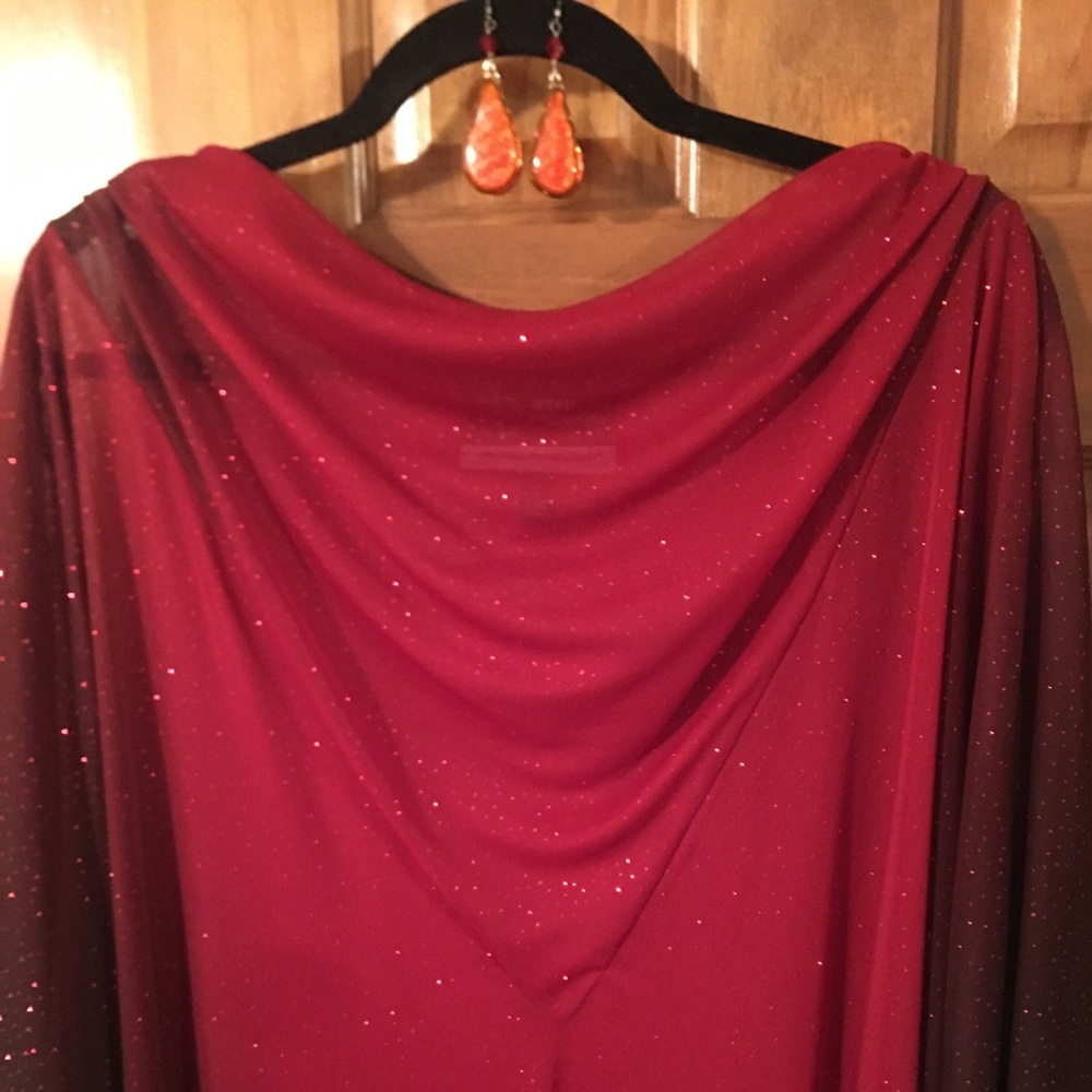 Super Shimmering Long Dress FREE Handmade Earrings